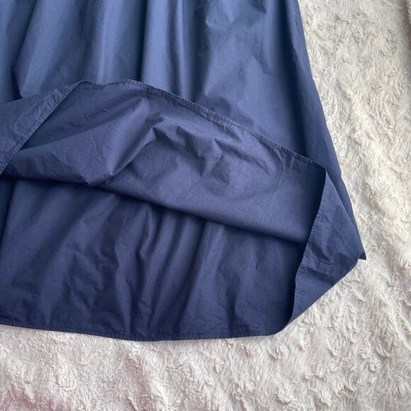 ba&sh marana lady dress marine navy blue maxi midi cotton sundress long XS - Picture 9 of 14